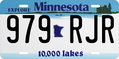 MN license plate 979RJR
