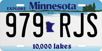 MN license plate 979RJS