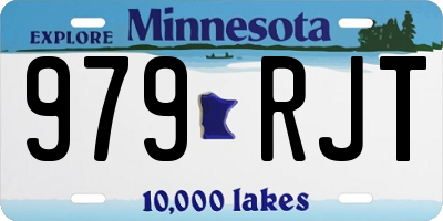 MN license plate 979RJT