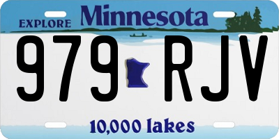 MN license plate 979RJV