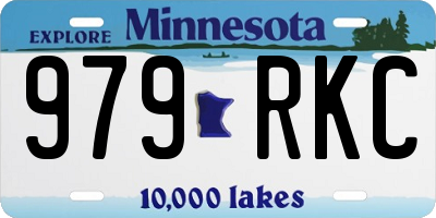MN license plate 979RKC