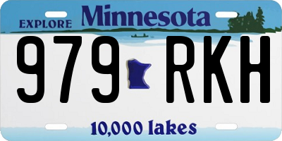 MN license plate 979RKH