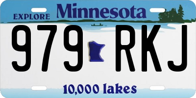 MN license plate 979RKJ