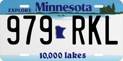 MN license plate 979RKL