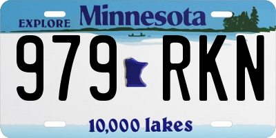 MN license plate 979RKN