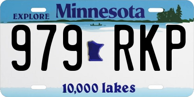MN license plate 979RKP