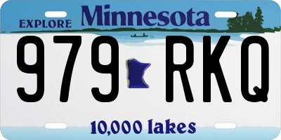 MN license plate 979RKQ