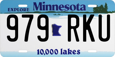 MN license plate 979RKU