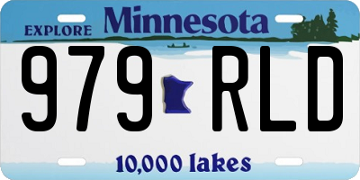 MN license plate 979RLD
