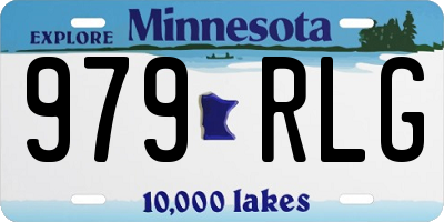 MN license plate 979RLG