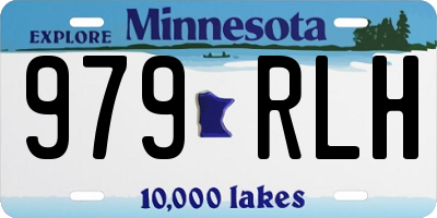 MN license plate 979RLH