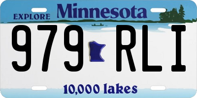 MN license plate 979RLI
