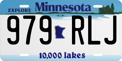 MN license plate 979RLJ