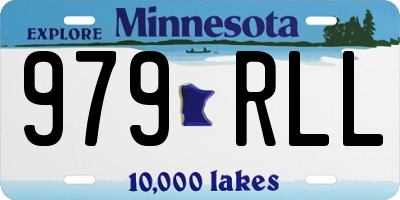 MN license plate 979RLL
