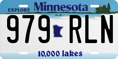 MN license plate 979RLN