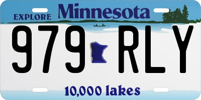 MN license plate 979RLY