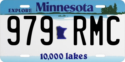MN license plate 979RMC