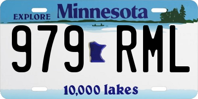 MN license plate 979RML