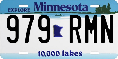 MN license plate 979RMN