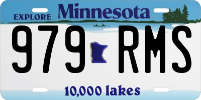 MN license plate 979RMS