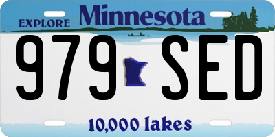 MN license plate 979SED