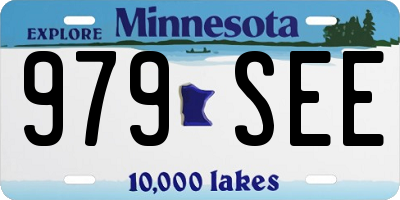 MN license plate 979SEE