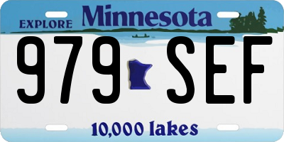 MN license plate 979SEF