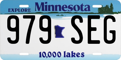 MN license plate 979SEG