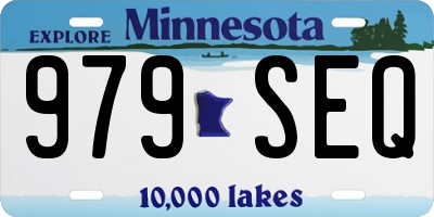 MN license plate 979SEQ