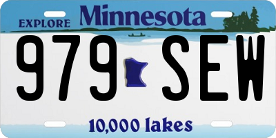 MN license plate 979SEW