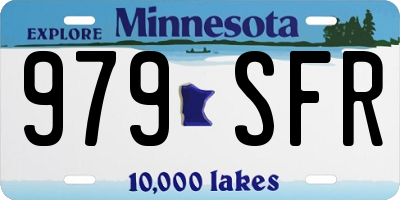 MN license plate 979SFR