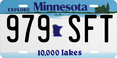 MN license plate 979SFT