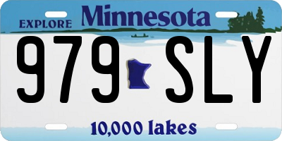MN license plate 979SLY