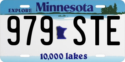MN license plate 979STE