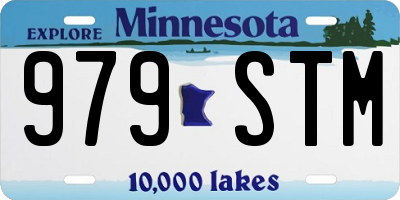 MN license plate 979STM