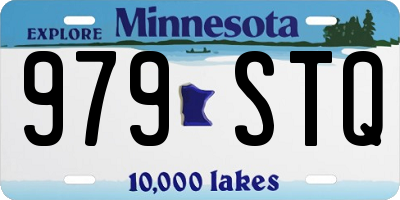MN license plate 979STQ