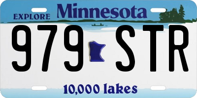 MN license plate 979STR