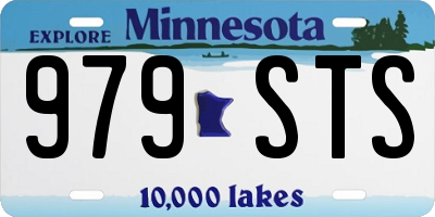 MN license plate 979STS