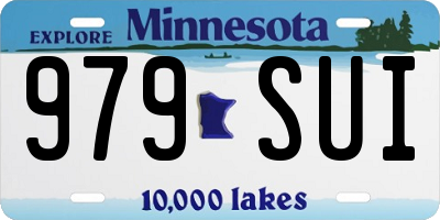 MN license plate 979SUI
