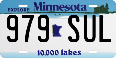 MN license plate 979SUL