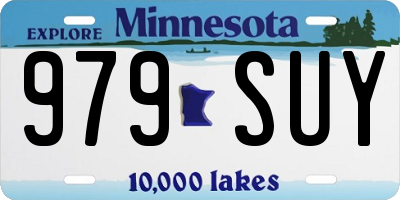 MN license plate 979SUY