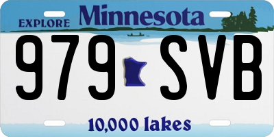 MN license plate 979SVB