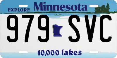 MN license plate 979SVC