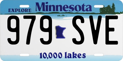 MN license plate 979SVE