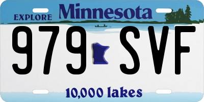 MN license plate 979SVF