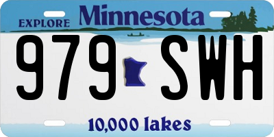 MN license plate 979SWH