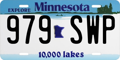 MN license plate 979SWP