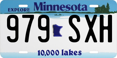 MN license plate 979SXH