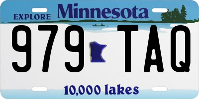 MN license plate 979TAQ
