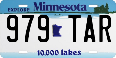 MN license plate 979TAR